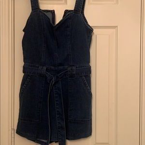 Denim Romper